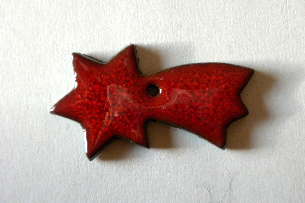 Weihnachtsdeko Stern mit Schweif