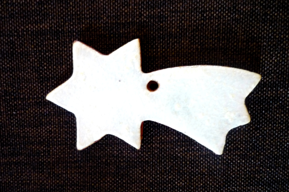 Weihnachtsdeko Stern mit Schweif